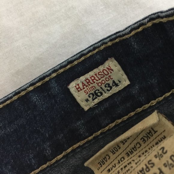 💐💐💐 MEK DNM WOMENS JEANS HARRISON SLIM BOOT PANTS SIZE 26 💐💐💐 - Picture 5 of 7